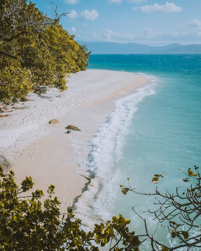 Nudey Beach Offers Clear Blue Waters