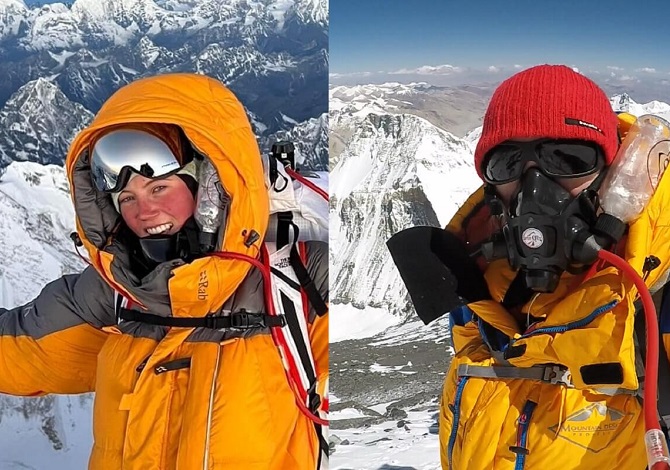 Two Top Women Atop Everest Two Top Women Atop Everest