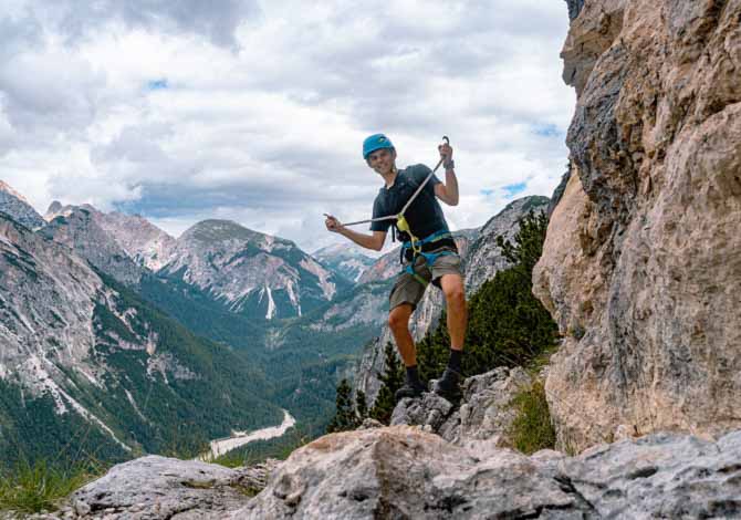 Via Ferrata In The Dolomites Via Ferrata In The Dolomites