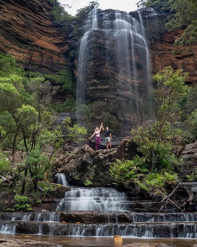 The gorgeousness of Middle Wentworth Falls
