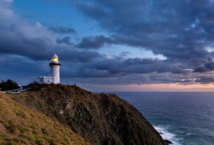 The Cape Byron Lighthouse In Byron Bay