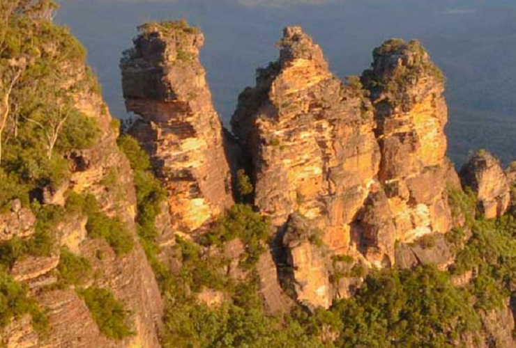 The Iconic Three Sisters In The Blue Mountains Of New South Wales