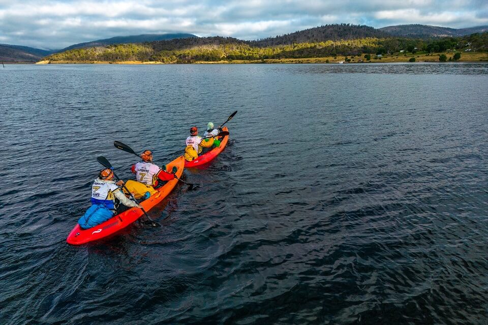 Kayaking in Leg 5. Kayaking in Leg 5.